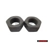 2x Original VW Front Suspension Strut Mount Hexagon Nut M14x1.5 - N 90498801