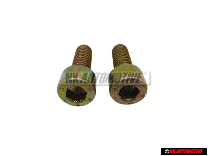 2x Original VW Socket Head Bolt With Hexagon Socket Head - N 0147091