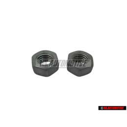 2x Original VW Hexagon Nut M10 - N 10155210