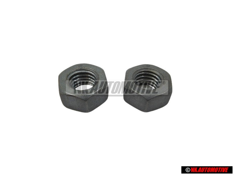 2x Original VW Hexagon Nut M10 - N 10155210