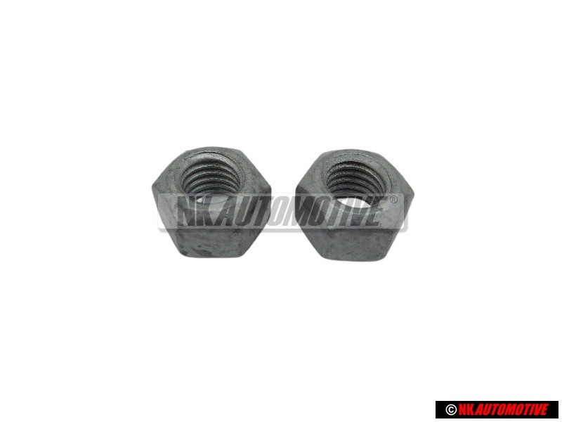 2x Original VW Hexagon Nut, Self-Locking - N 10209005