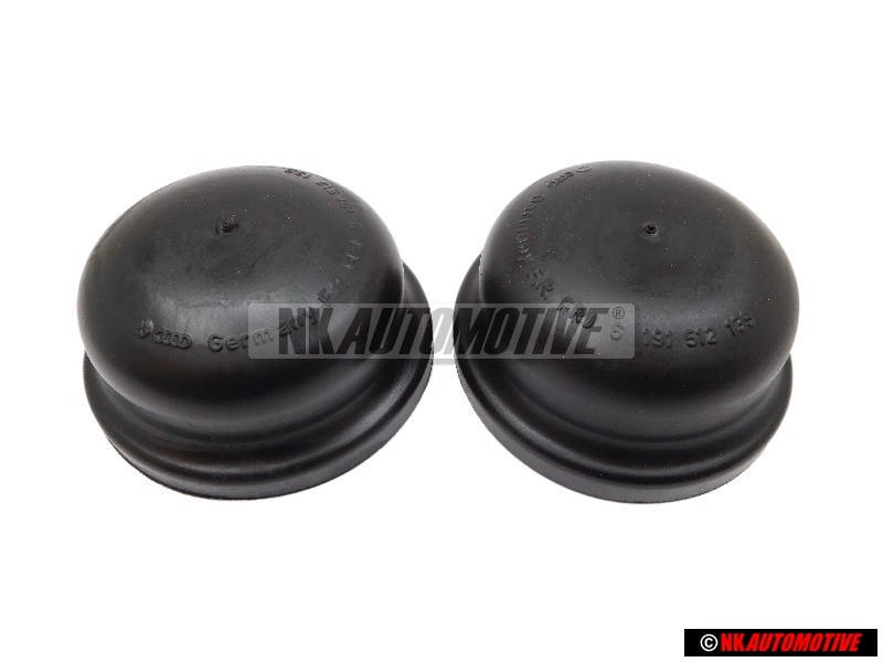 2x Original VW Rear Suspension Strut Top Mount Cover - 191512135