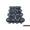 16x Original VW cap wheel bolt satin black - 867601173 01C
