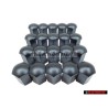 20x Original VW cap wheel bolt satin black - 867601173 01C