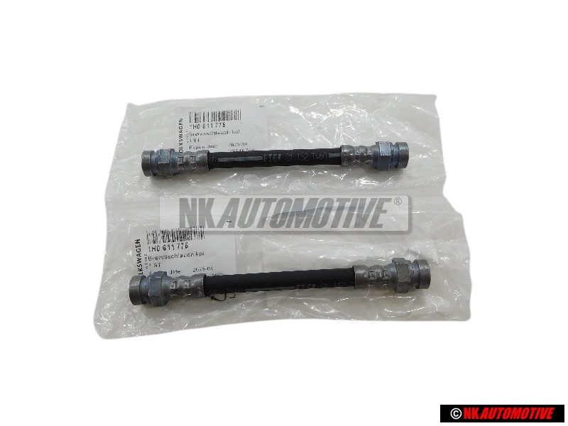 2x Original VW Brake Hose - 1H0611775