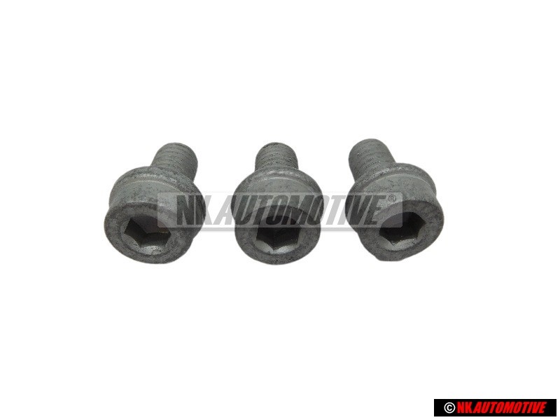 3x Original VW Socket Head Bolt With Inner Multipoint Head - N 90308607