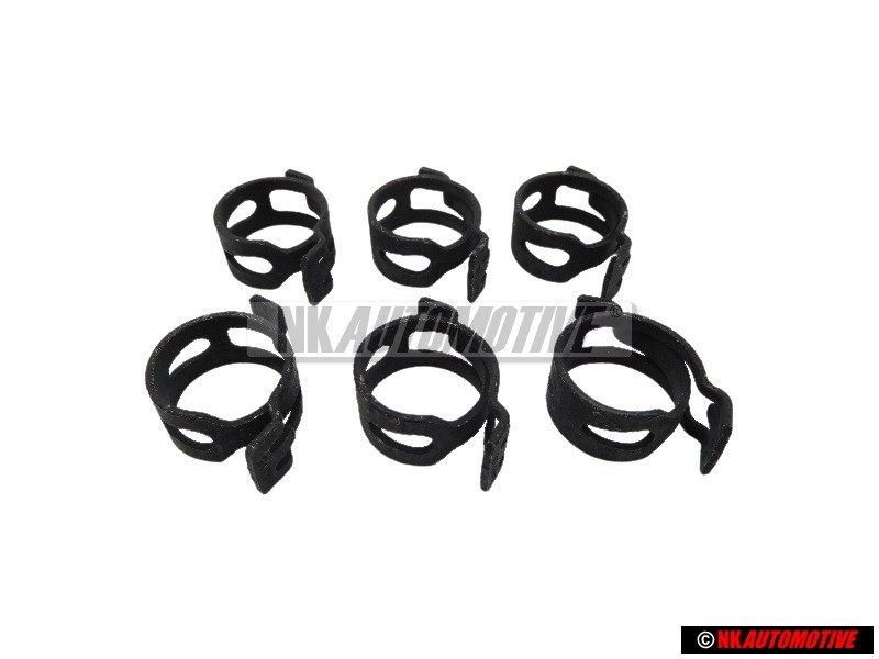 6x Original VW Spring Band Clamp - N 0164021