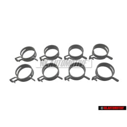 8x Original VW Spring Band Clamp - N 0164101