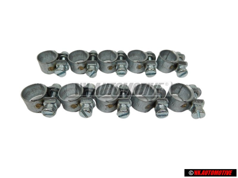 10x Original VW Hose Clip - N 0243992