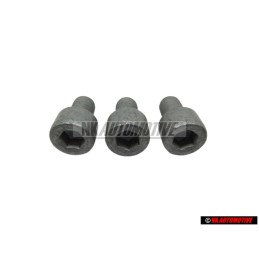 3x Original VW Socket Head Bolt With Hexagon Socket Head - N 0147067