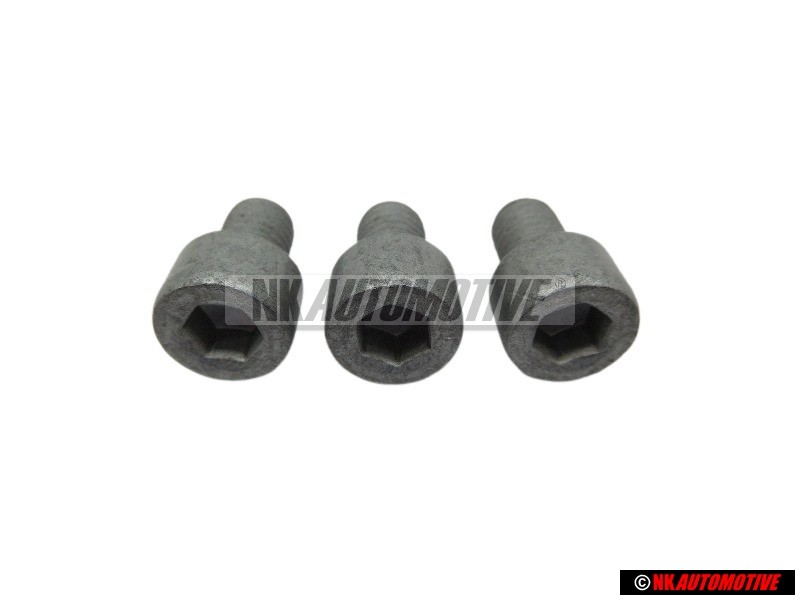 3x Original VW Socket Head Bolt With Hexagon Socket Head - N 0147067