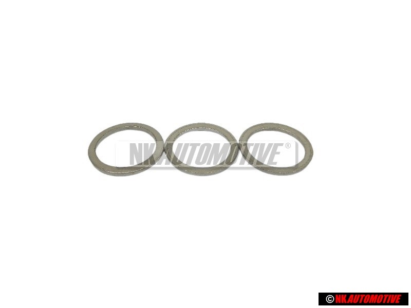 3x Original VW O-ring Sealing Washer 10x13.5 - N 0138115