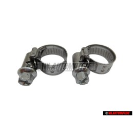 2x Original VW Hose Clamp Jubilee 10-16x9x0.4 - N 10139301