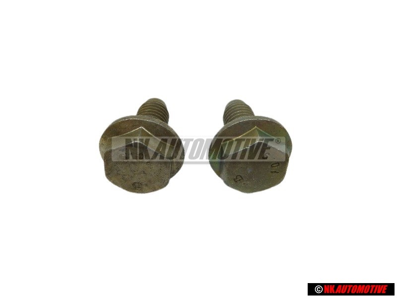 2x Original VW Hexagon Collared Bolt M10x24 - N 10257501