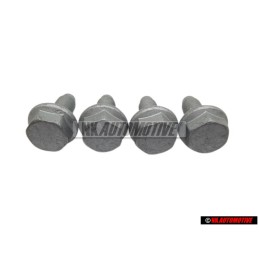 4x Original VW Hexagon Collared Bolt M8x20 - N 01953310