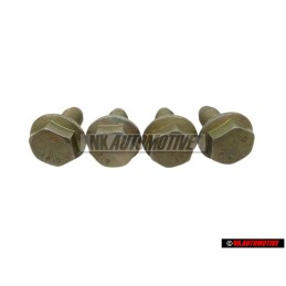 4x Original VW Hexagon Collared Bolt M10x24 - N 10257501