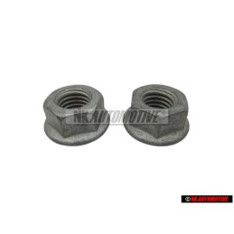 2x Original VW Hexagon Collar Nut - N 10261310