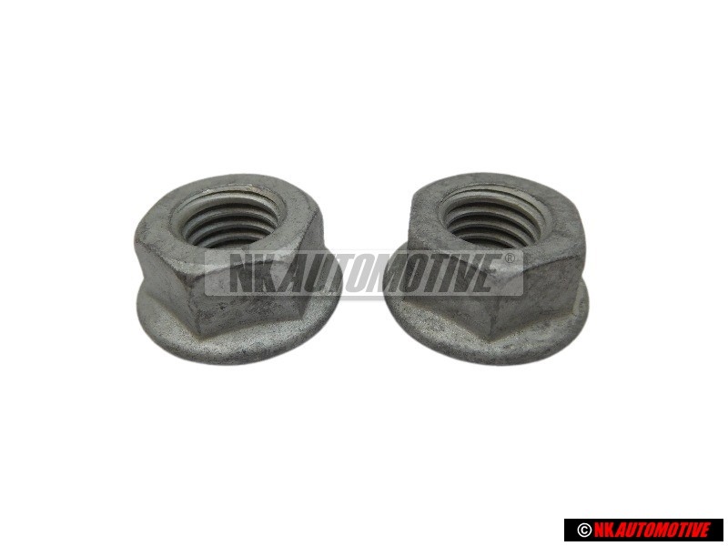 2x Original VW Hexagon Collar Nut - N 10261310