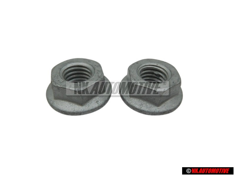 2x Original VW Hexagon Collar Nut - N 90229102