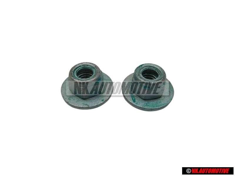 2x Original VW Hex Nut Self Locking With Washer - N 90286703