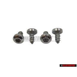 4x Original VW Oval Head Panel Screw - N 0139705