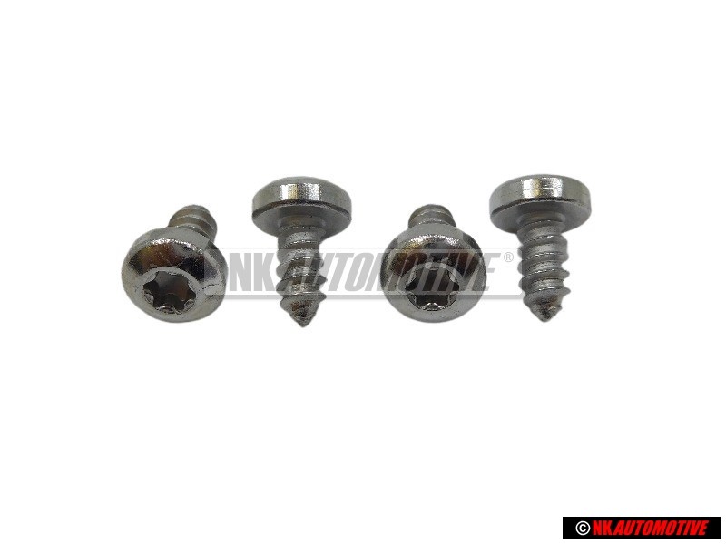 4x Original VW Oval Head Panel Screw - N 0139705