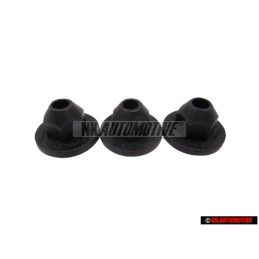 3x Original VW Hexagon Collar Nut - 171201969
