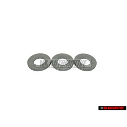 3x Original VW Washer 6.5x14x1.6 - N 0115477