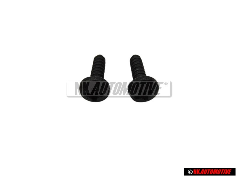 2x Original VW Oval Head Panel Screw 3.5x13 - N 01395819