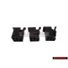 3x Original VW Flat Contact Housing - 357959869