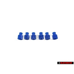 6x Original VW Single Wiring Seal - 357972741