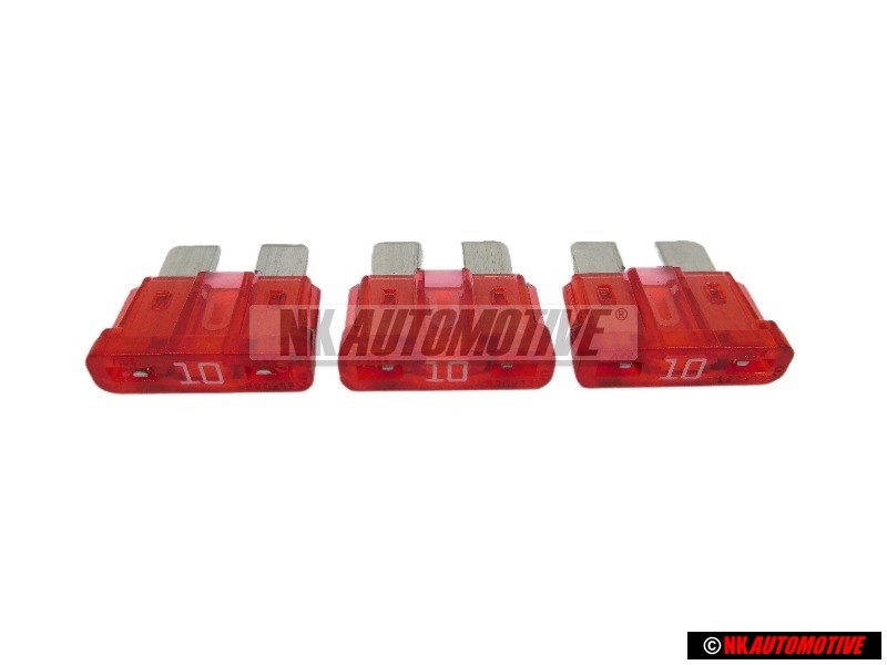 3x Original VW Flat Fuse 19/2X5 - N 01713111
