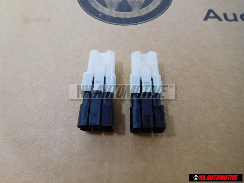 2x Original VW Round Connector Housing 5 Pin - 533972524