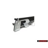 Original VW R LINE Front Grill Badge Chrome Black - 3AA853948 FXC