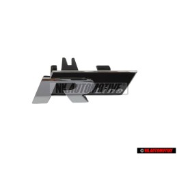 Original VW R LINE Front Grill Badge Chrome Black - 3AA853948 FXC
