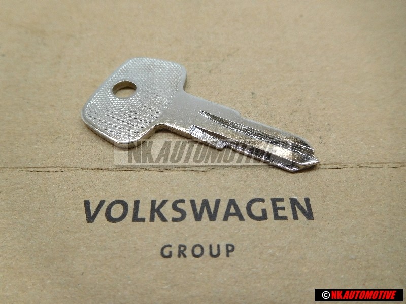 Original VW Blank Key For The Fuel Filler Neck - 111837219A S99