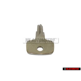 Original VW Blank Key For The Fuel Filler Neck - 111837219A S99