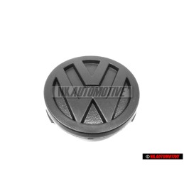 Original VW Cover Cap For Steering Wheel Satin Black - 255419685 01C