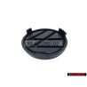 Original VW Cover Cap For Steering Wheel Satin Black - 255419685 01C