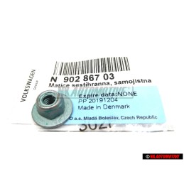 Original VW Hex Nut Self Locking With Washer - N 90286703