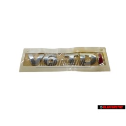 Original VW Passat V6 TDI Rear Boot Badge Emblem Chrome/Red - 3B0853675ADGQF