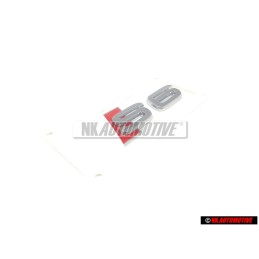 Original Audi S6 Rear Badge Emblem Chrome Red - 4B0853735 2ZZ