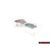 Original Audi S6 Rear Badge Emblem Chrome Red - 4B0853735 2ZZ