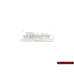 Original Audi S6 Rear Badge Emblem Chrome Red - 4B0853735 2ZZ