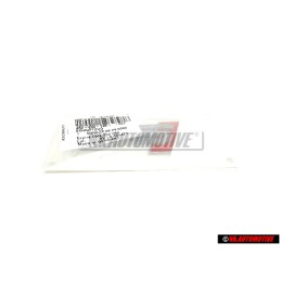 Original Audi S6 Rear Badge Emblem Chrome Red - 4B0853735 2ZZ