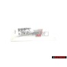 Original Audi S6 Rear Badge Emblem Chrome Red - 4B0853735 2ZZ