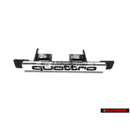 Original Audi QUATTRO Front Grill Badge Emblem Chrome - 4B0853736A 2ZZ