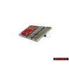 Original Audi S8 Front Grill Badge Emblem Chrome Red - 4D0853736A 2ZZ