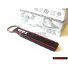 Original VW GTI Honeycomb Red KeyTag Keychain Keyring Keyfob - 1KM087013A 6J1