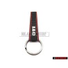 Original VW GTI Honeycomb Red KeyTag Keychain Keyring Keyfob - 1KM087013A 6J1